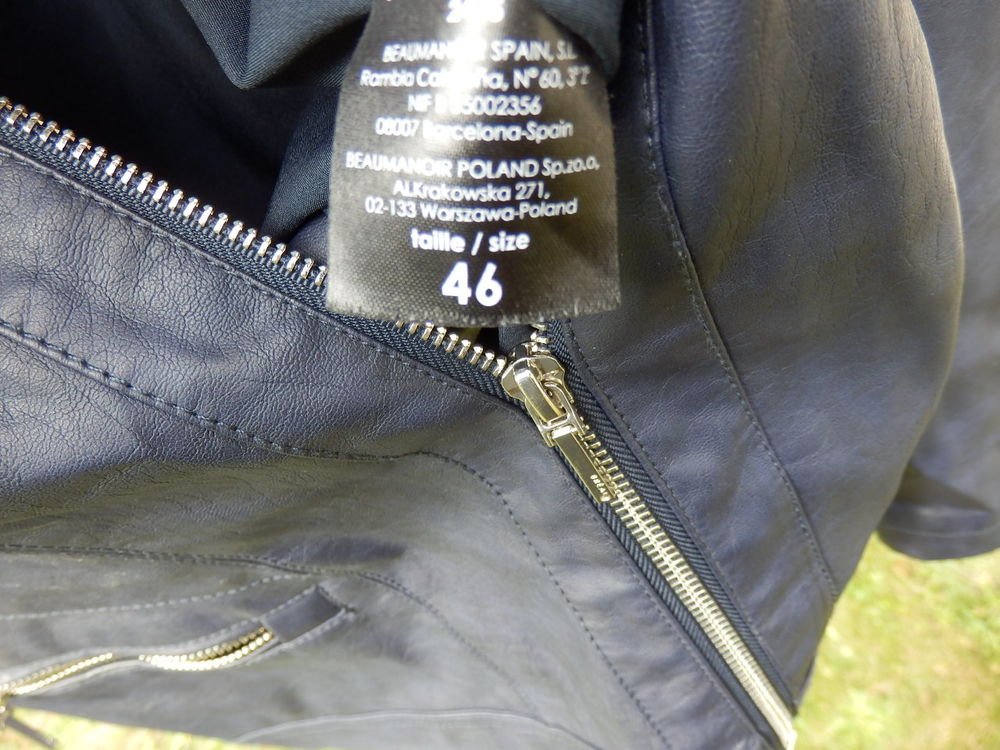 Veste / Blouson BREAL couleur Bleu marine T 46 : Tr&egrave;s bon &eacute;t Vêtements
