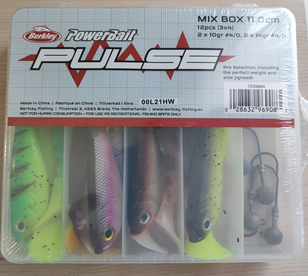 Bo&icirc;te de leurres souples BERKLEY powerbait pulse Sports