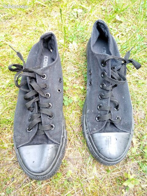 basket Converse noire - taille 41 5 Beauchamp (95)