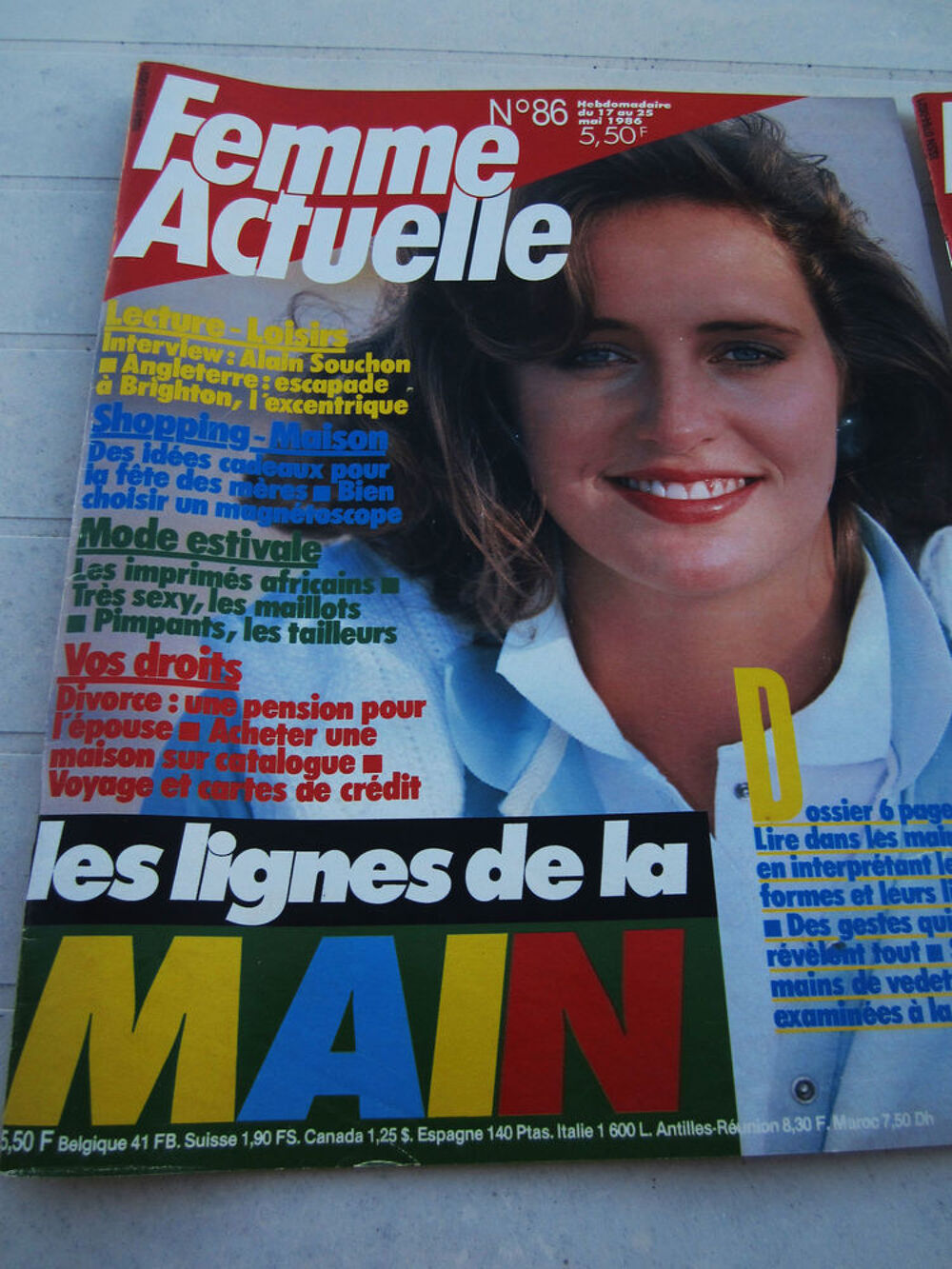 collection magazine FEMME ACTUELLE dont 1er n&deg; 1977 