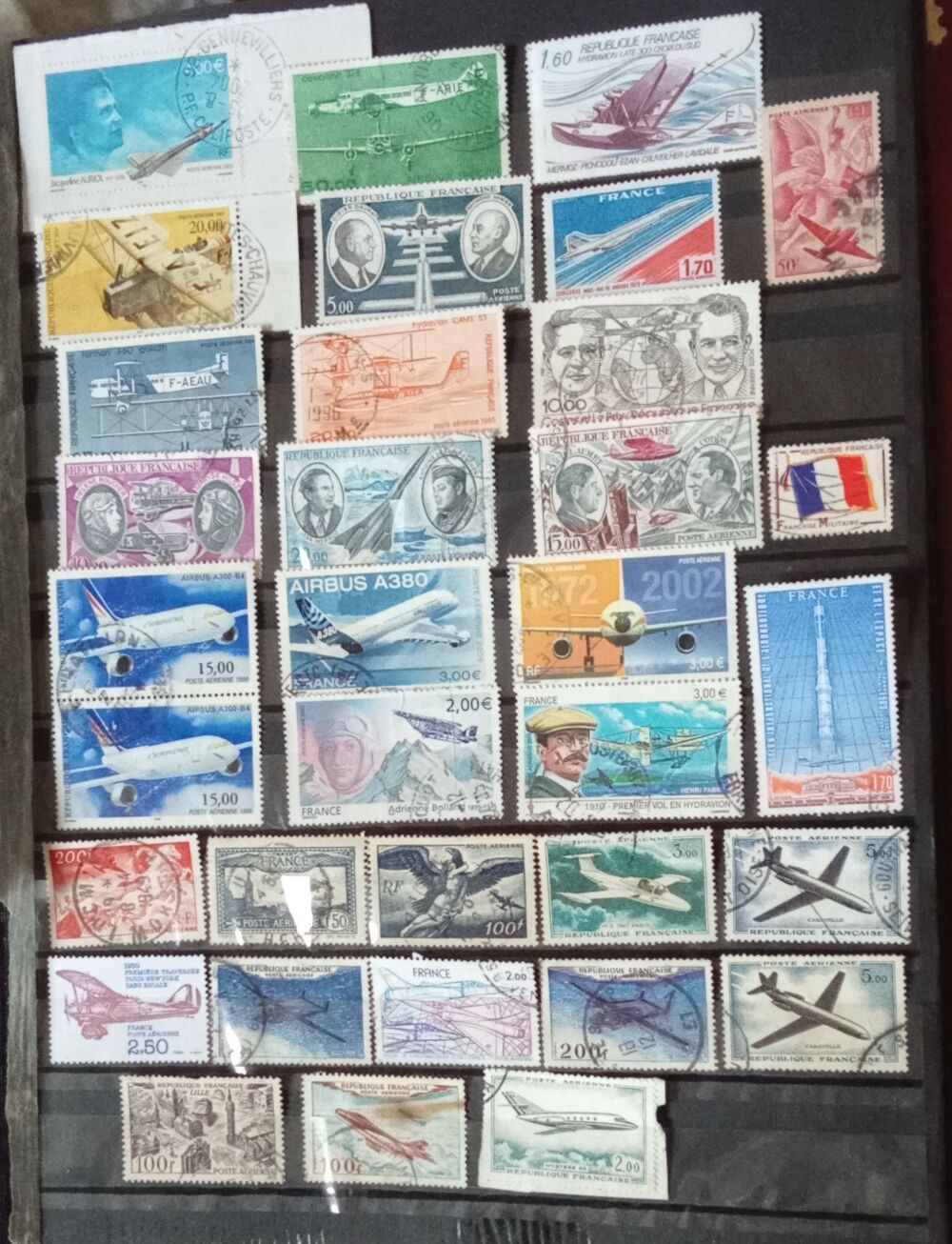 Timbres 'poste aerienne' 