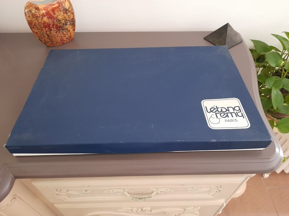plat de service ovale inox L&eacute;tang R&eacute;my 50 cm X 31 cm Décoration