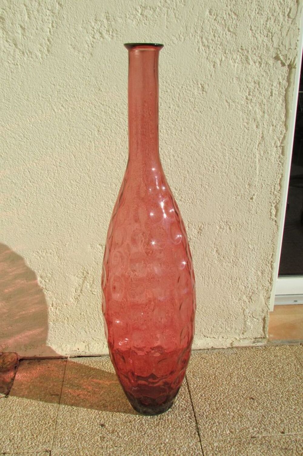 Grand vase en forme de jarre ou de grande bouteille Décoration