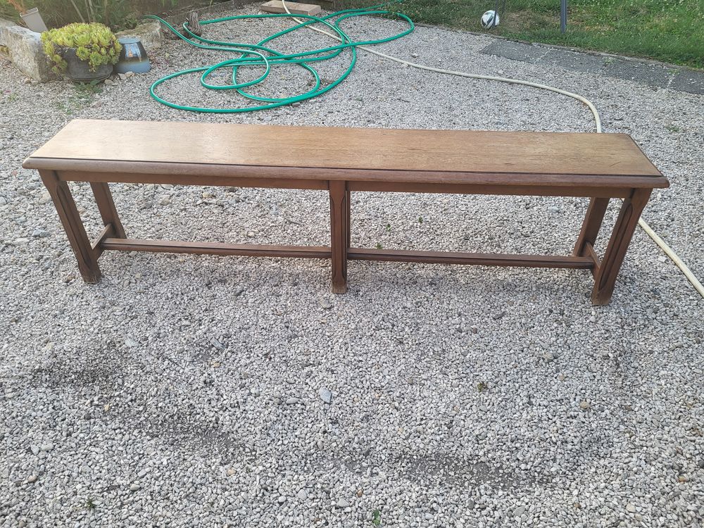 Banc chene massif Décoration