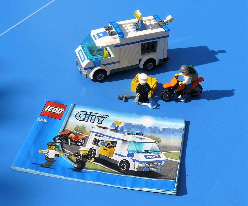 Lego CITY 7286 : Le transport de prisonniers - incomplet Jeux / jouets