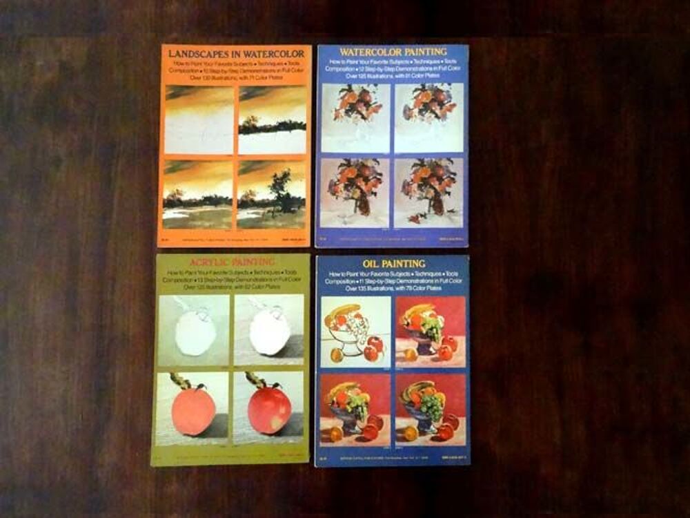 The artist's painting library, Wendon Blacke, lot de 4, TBE Livres et BD