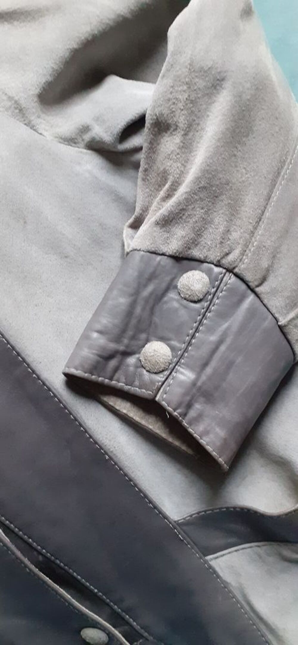 Veste femme en cuir taille 48 Vêtements