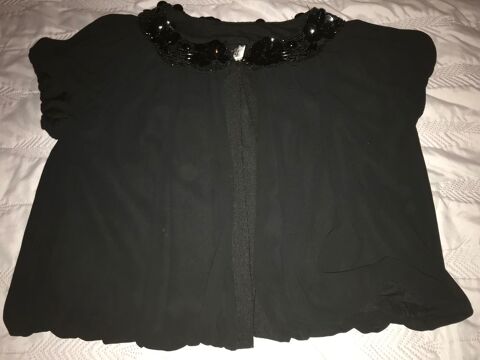 PETITE VESTE NOIRE  AVEC SEQUINS  Joseph Ribkoff  T. 42 7 Saint-Genis-Laval (69)
