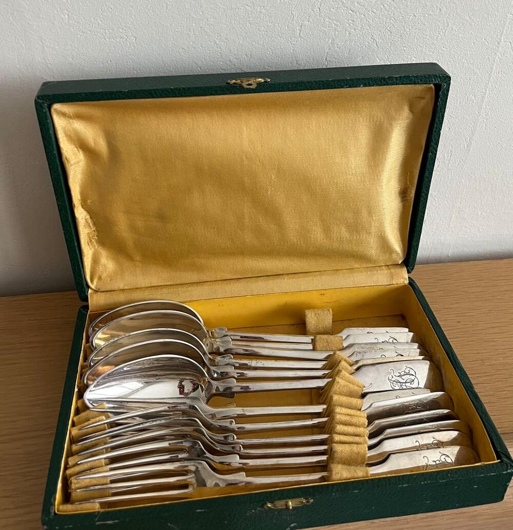 M&eacute;nag&egrave;re COUVERTS A RAGO&Ucirc;T m&eacute;tal maillechort argent&eacute;
Cuisine