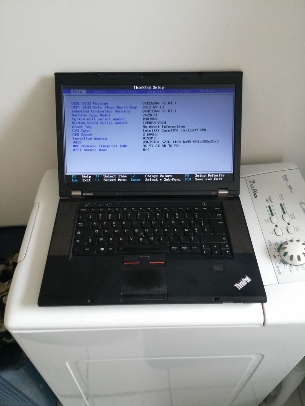Lenovo T530 Core i5-2,60 GHz Matériel informatique