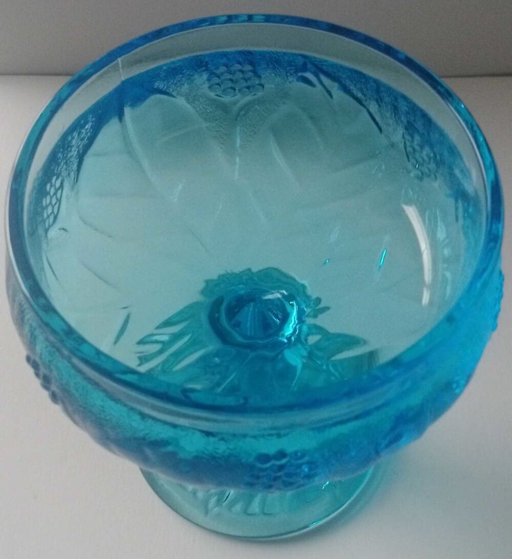 Coupe dessert bleue 