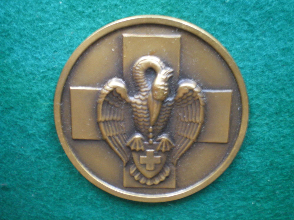 M&eacute;daille de la Croix Rouge - Donneurs de sang. Belgique. 