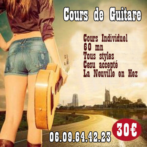 Cours de Guitare 0 60510 La neuville-en-hez