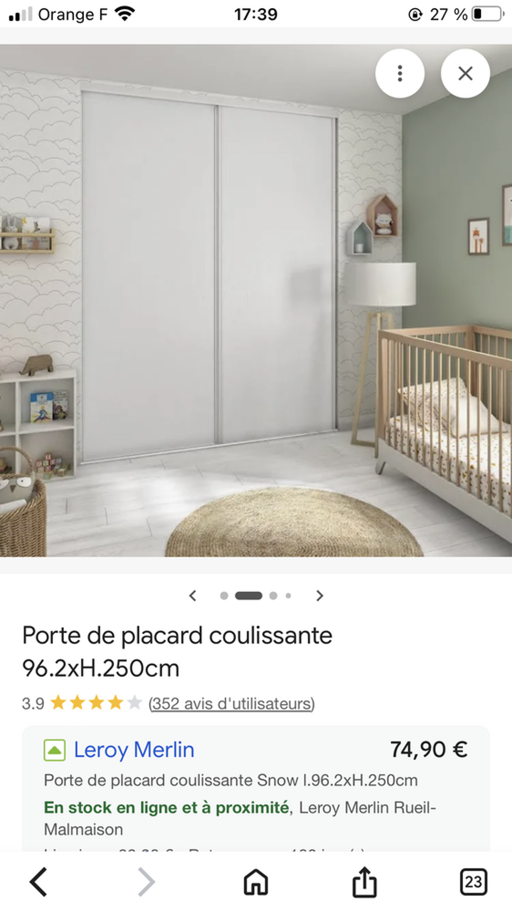 Portes de placard coulissantes Meubles