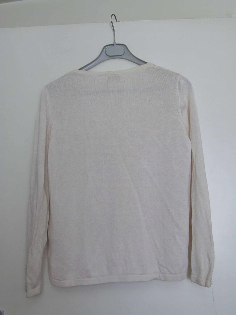 Gilet manches longues, BLANCHE PORTE, &Eacute;cru, T. 42 44 Vêtements