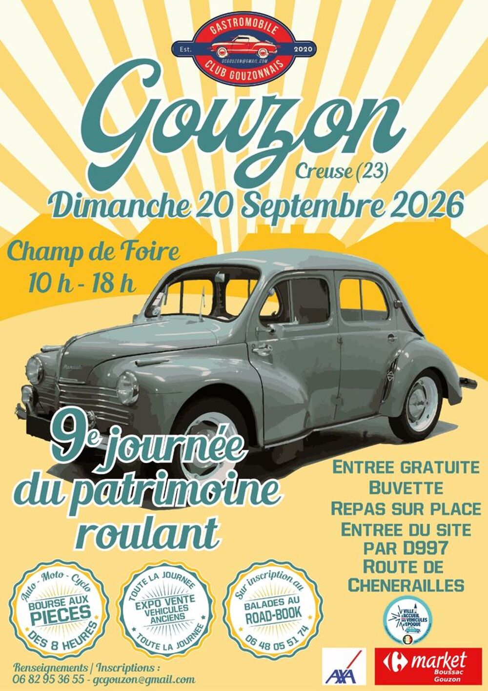 Bourse aux pi&egrave;ces d&eacute;tach&eacute;es et automobilia Vide grenier, marché aux puces, braderie