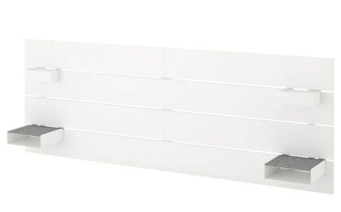 Tte de lit Blanc NORDLI (140/160) comme neuve 80 Choisy-le-Roi (94)