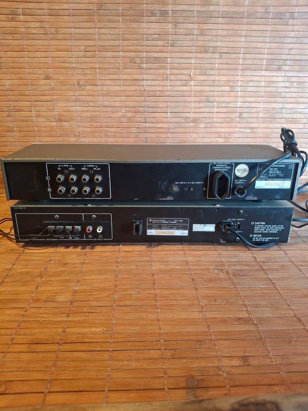 Equalizer, Tuner Kenwood Audio et hifi