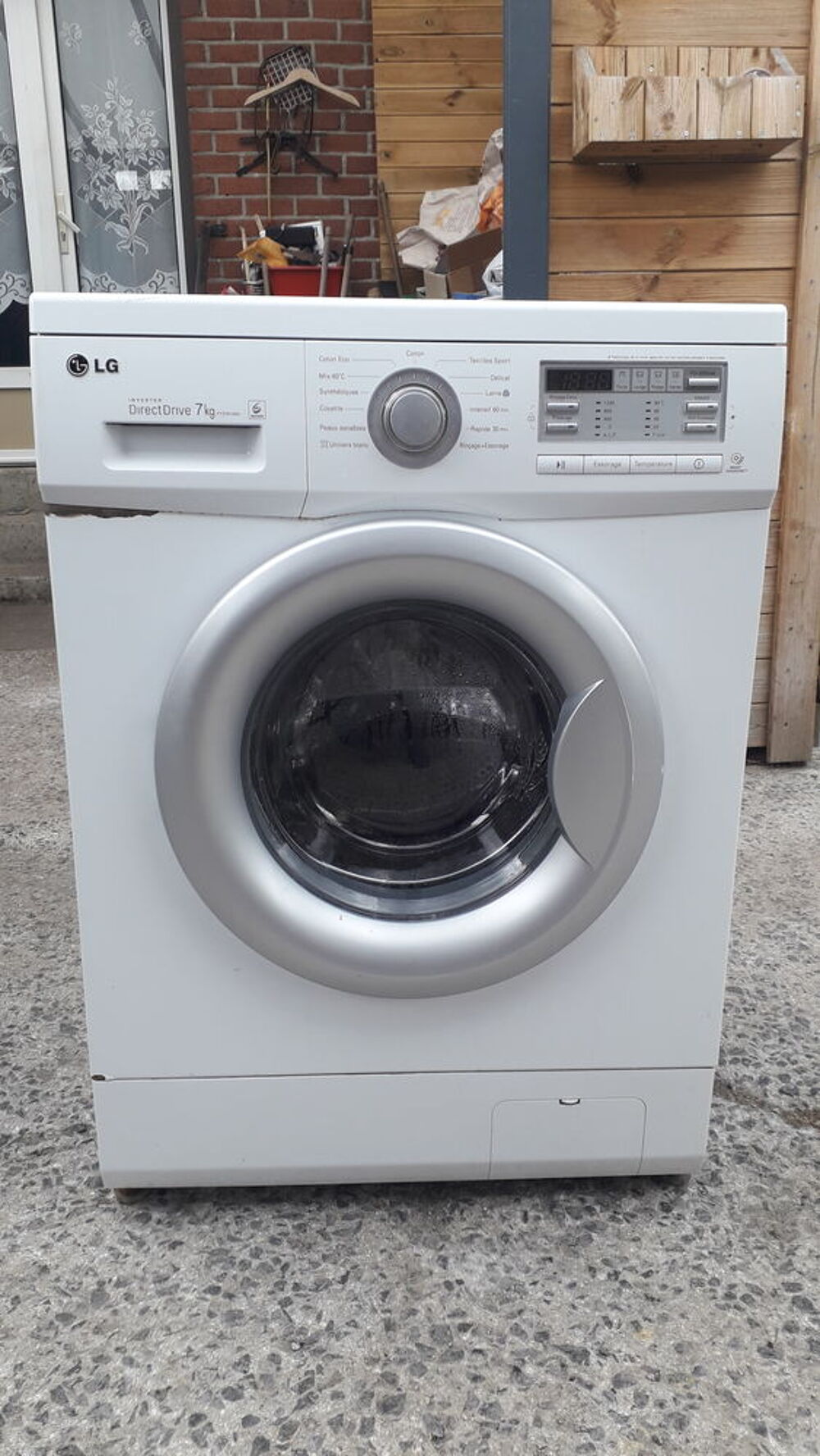 Lave linge LG 7KG &aacute; hublot. Electroménager