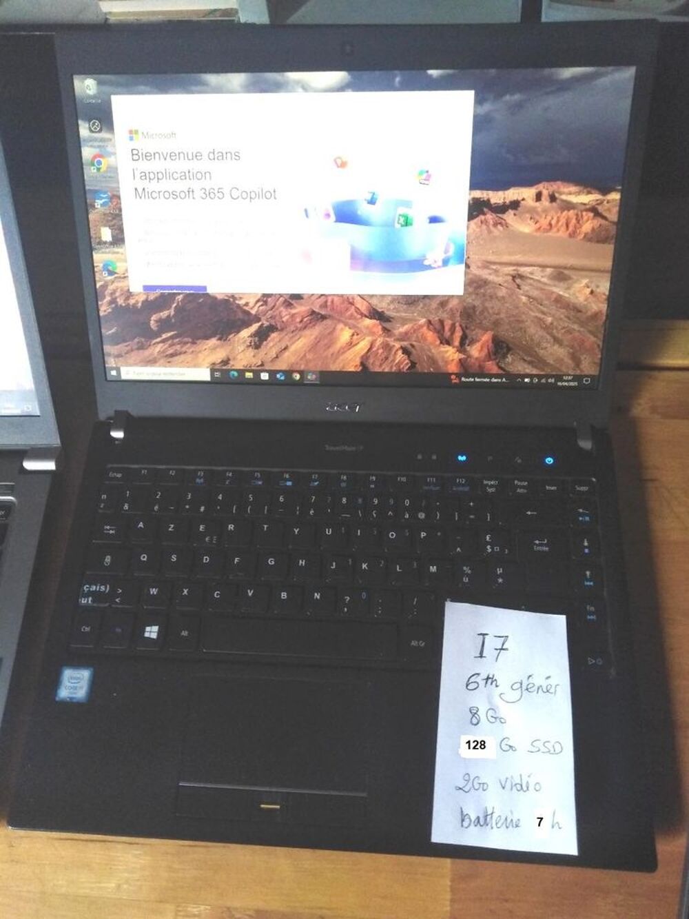 Micro ACER i7 6th g&eacute;n&eacute;ration 8Go ddr4 128Go ssd 14 pouces Matériel informatique