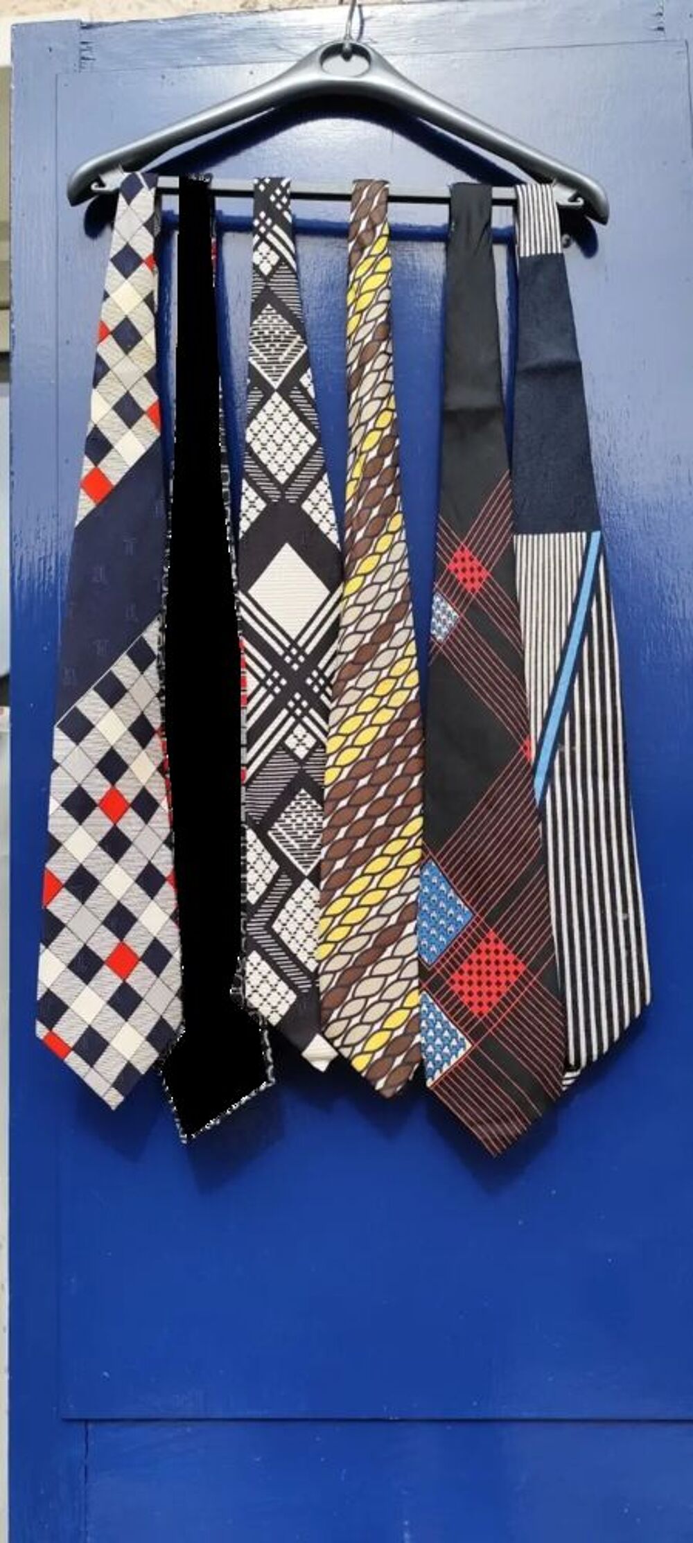 Cravates LANVIN 100% soie - Collector - Lot de 5 Vêtements