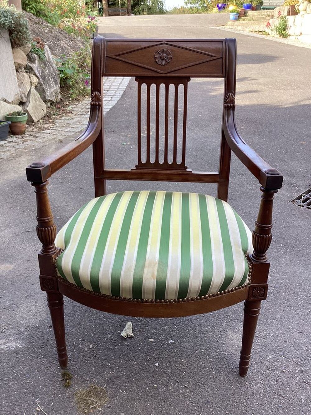 Fauteuil acajou style Directoire Meubles