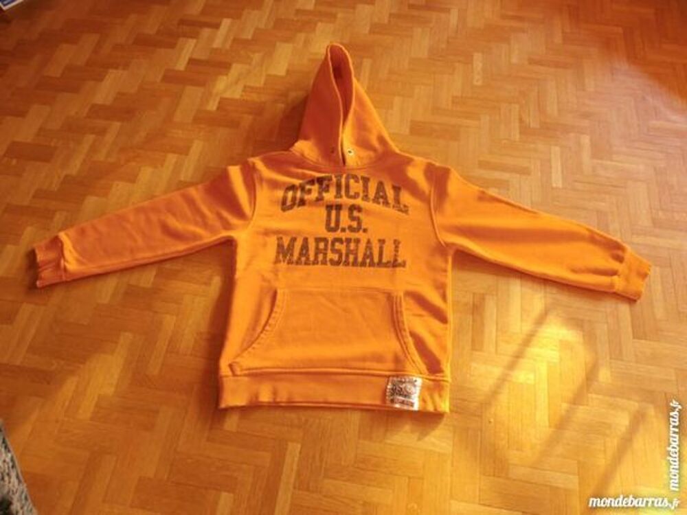 Sweat Marshall orange (V4) Vêtements enfants