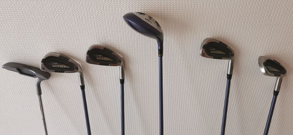 Mat&eacute;riel de golf sac, chariot, clubs Sports