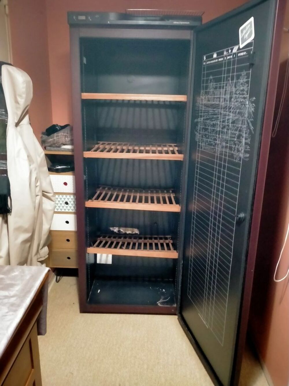 Cave &agrave; vin de vieillissement climadiff premium &eacute;t&eacute; hiver Electroménager