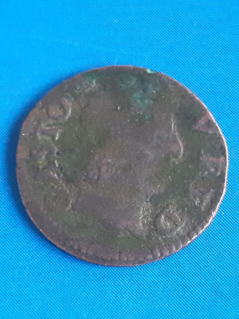 1653 Dombes denier Gaston d'Orléans 8 Prats-de-Mollo-la-Preste (66)