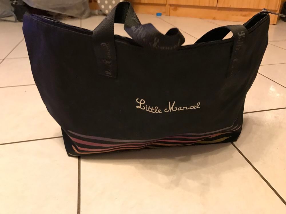 SAC LITTLE MARCEL &agrave; RAYURES NEUF Maroquinerie