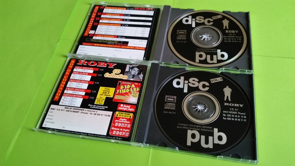 ROBY DISC PUB CD et vinyles