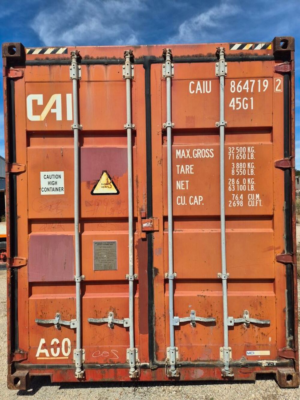 Container 40 HC d'occasion Bricolage