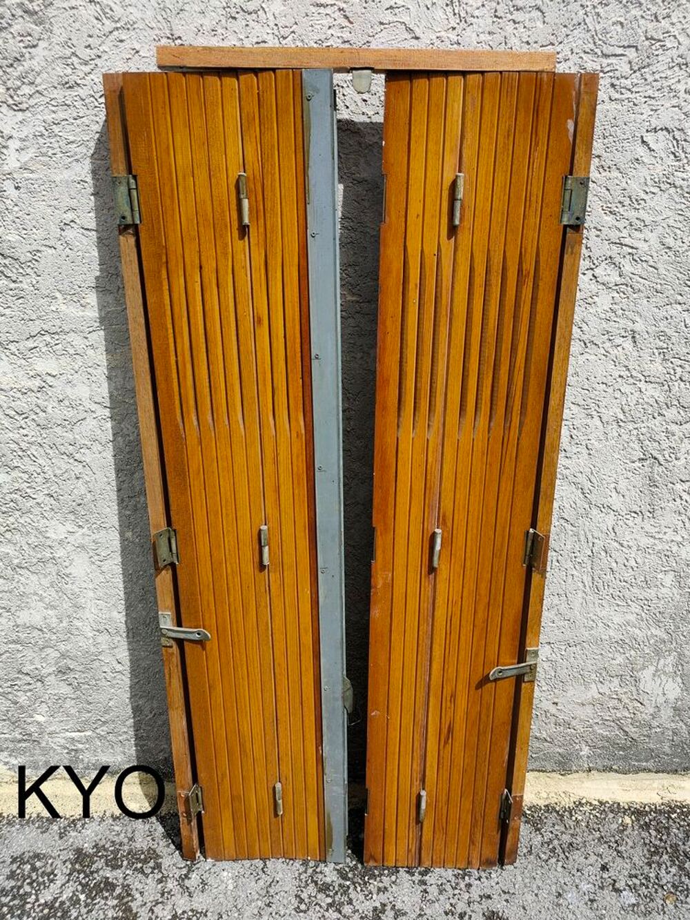 Volets pliants bois - Persienne 4 vantaux - Tr&egrave;s bon &eacute;tat Bricolage