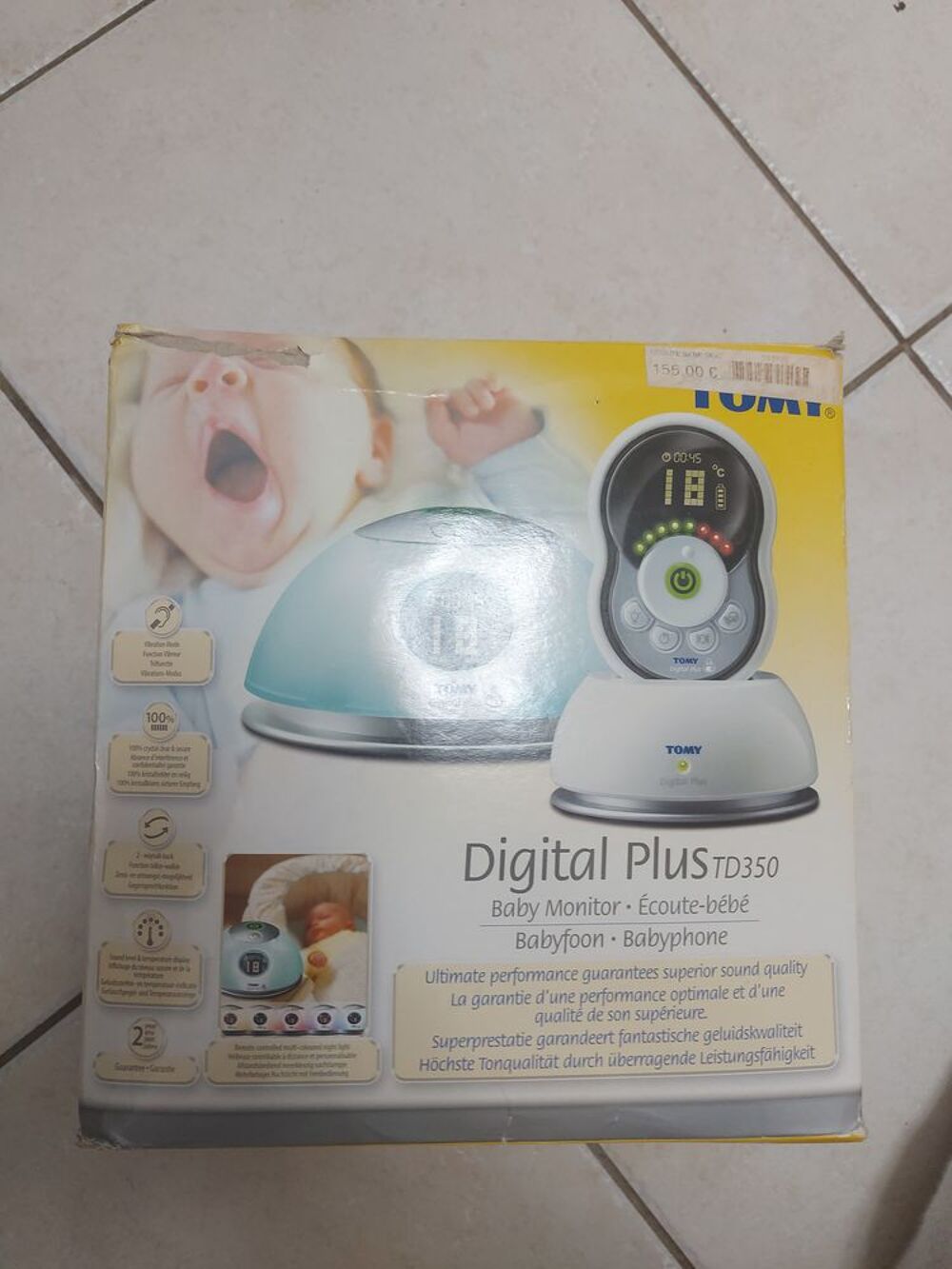 Babyphone TOMY Digital plus T350D Puériculture