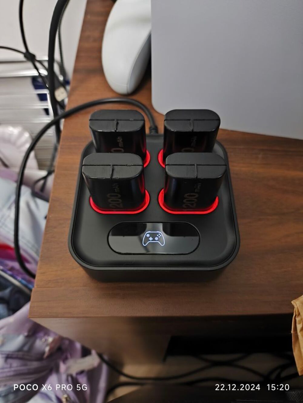 Batteries + Chargeur pour XBox Consoles et jeux vidéos