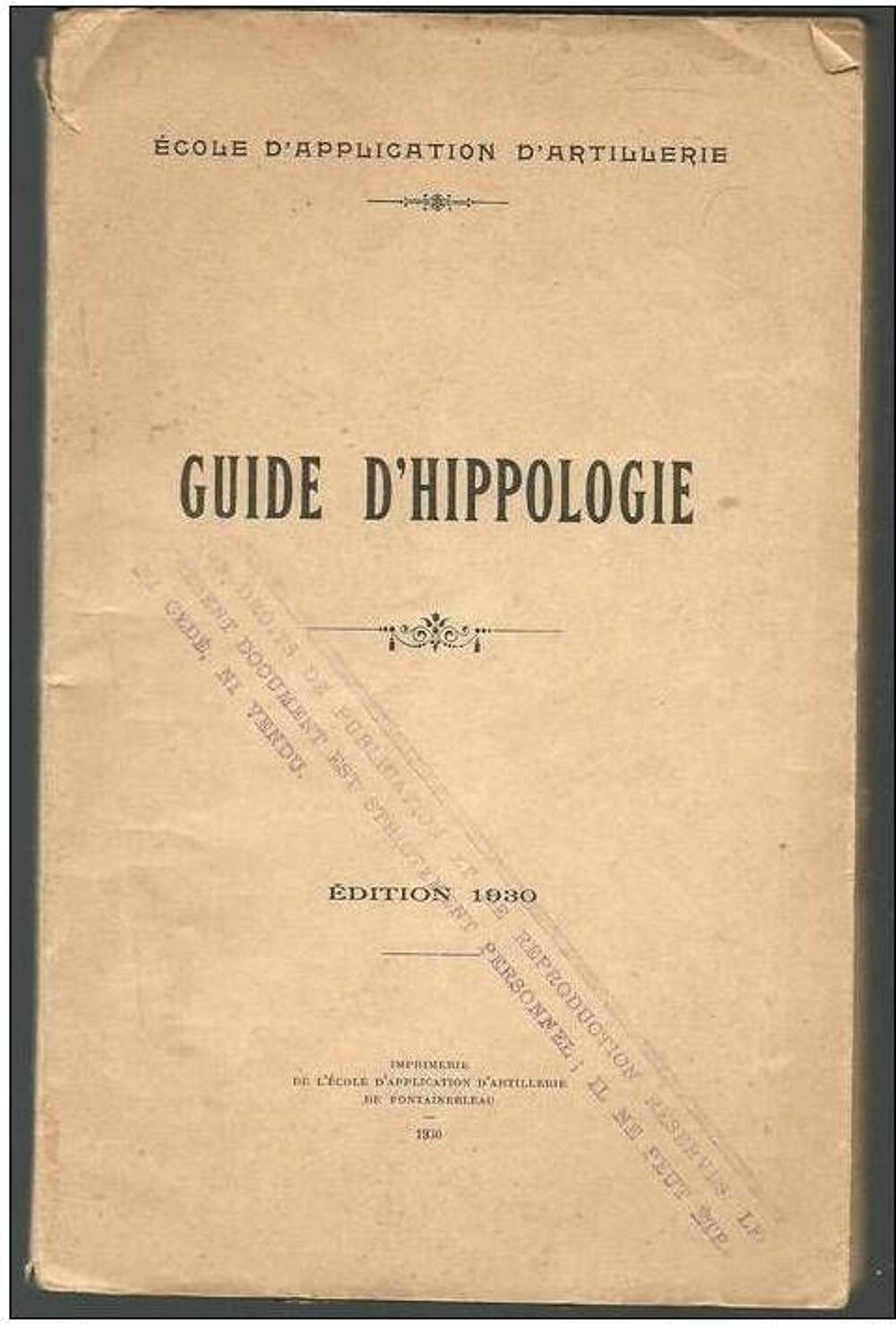 Guide d'Hippologie - Editions 1930 - Livres et BD