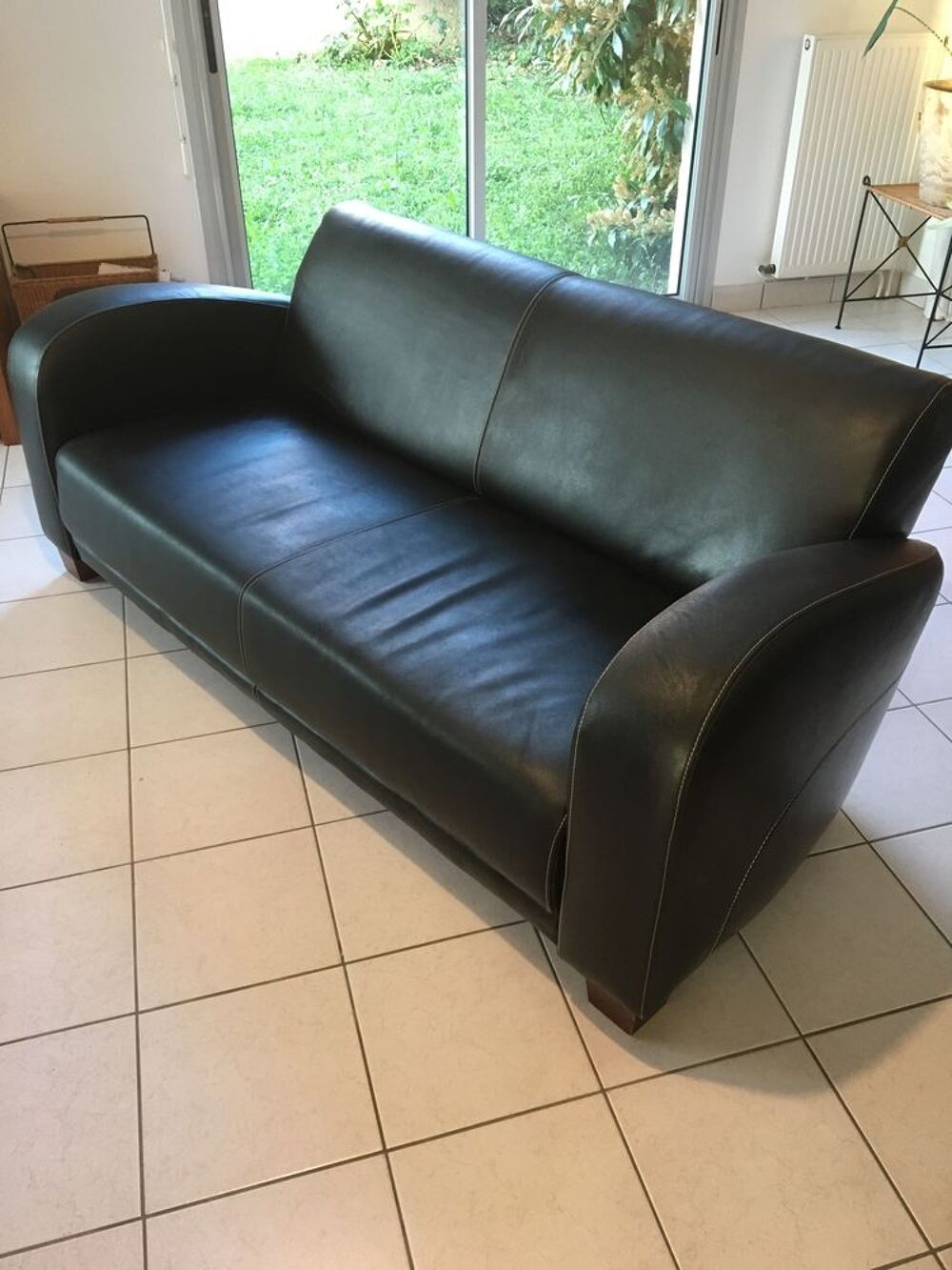 canape cuir marron Meubles