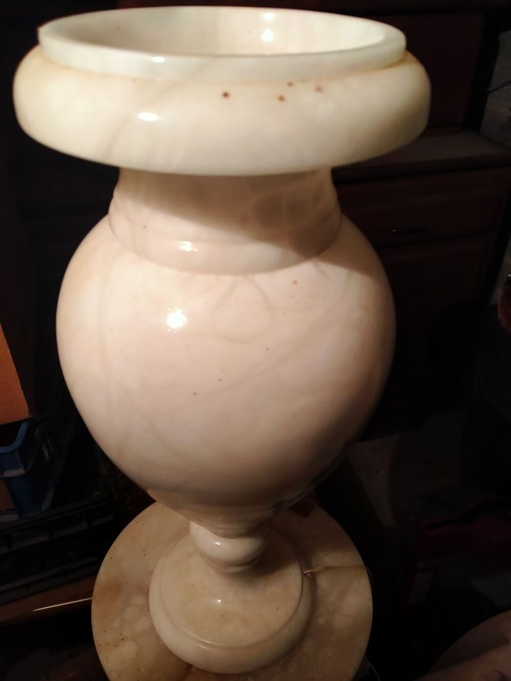 Lampe en albatre Décoration