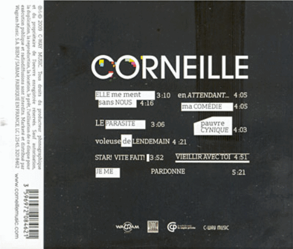 CD "Sans titre" - Corneille CD et vinyles