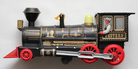 Locomotive MODERN TOYS TRADE MARK TOYS Western 1960 70 Issy-les-Moulineaux (92)
