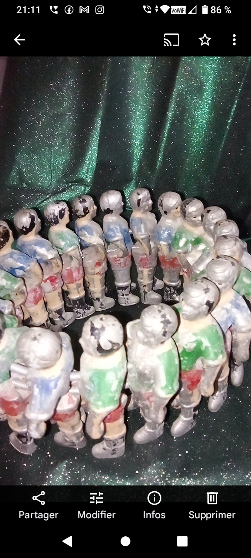 Figurine baby-foot 