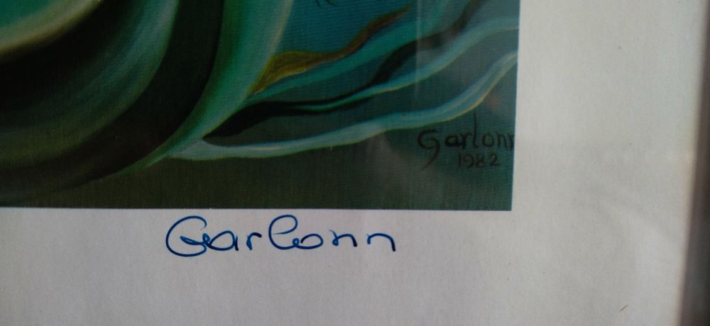 Tableau de Garlonn "l'Hyppocampe", tirage papier Décoration