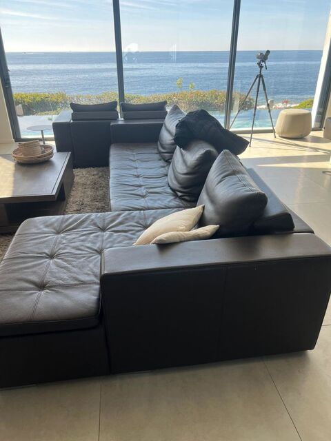 2 canapes cuir buffle 1100 St Aygulf (83)