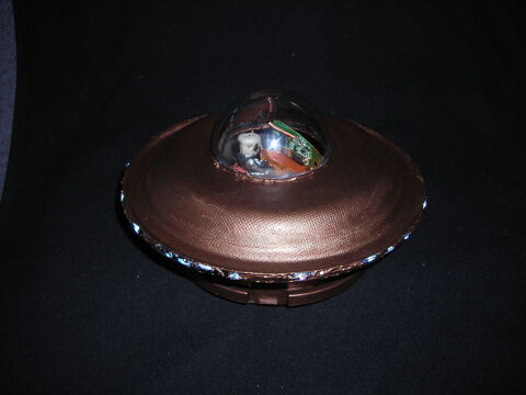 OVNI soucoupe volante Bronze, vaisseau extraterrestre 11 Lens (62)