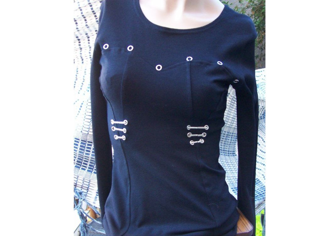 ROBE et veste noires, jupe jean fonc&eacute; - S - zoe Vêtements