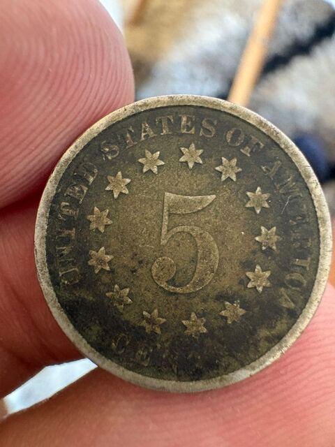 Pieces de monnaie USA shield nickels 5 cents Vallet (44)