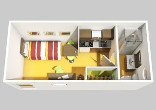  Appartement à louer 1 pièce 17 m² Rosières-près-troyes