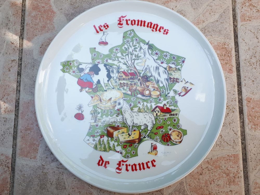 Service &agrave; fromage en porcelaine de Sologne Cuisine