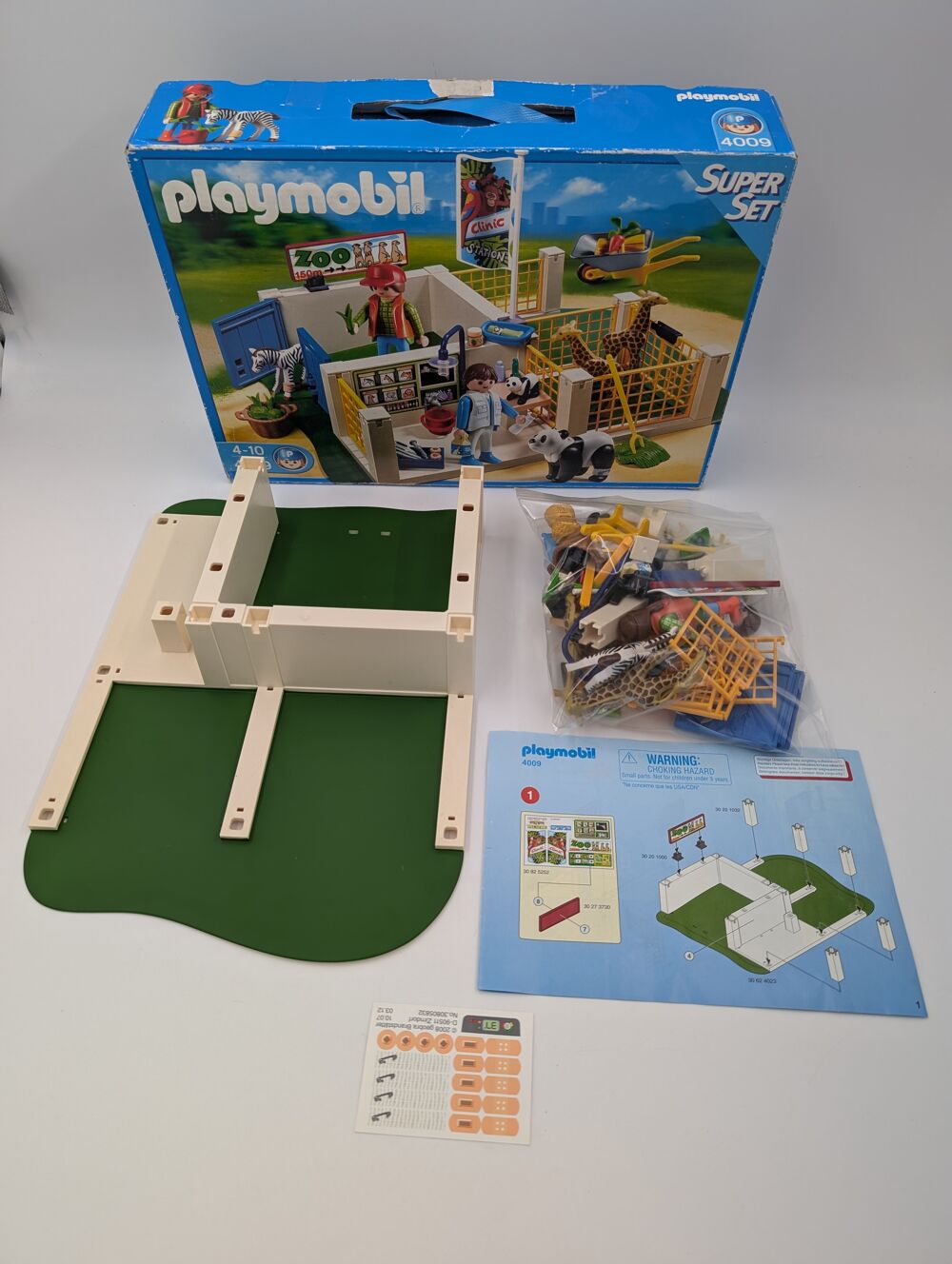 Set Playmobil 4009 Super Set Clinique v&eacute;t&eacute;rinaire du Zoo Jeux / jouets